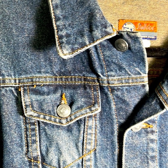 UO Vintage Bulldog Denim Jacket - Picture 2 of 4